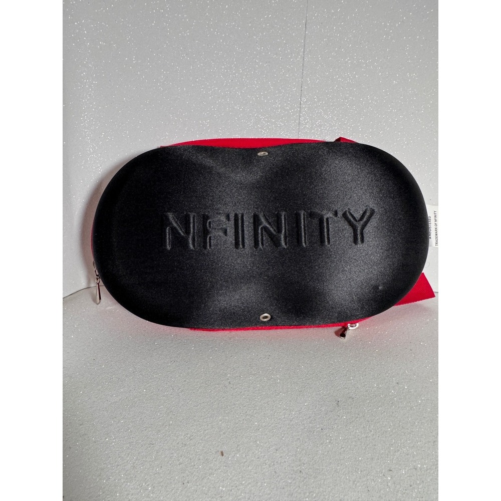 Nfinity Vengeance Cheer Shoe Case Black Red Hard Shell Carrier with Strap
